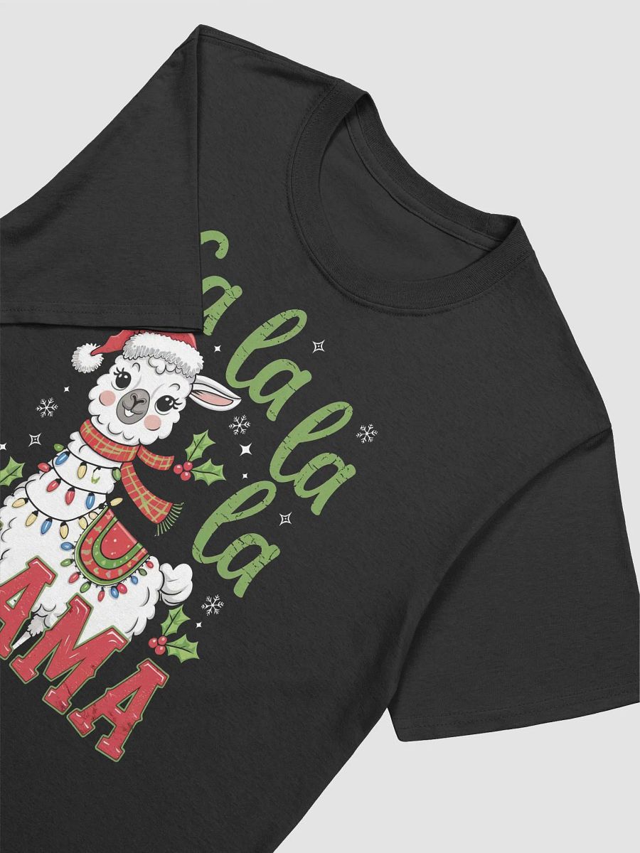 Fa La La Llama Christmas T-Shirt | Funny Holiday Llama Tee | Festive Christmas Party Shirt product image (3)