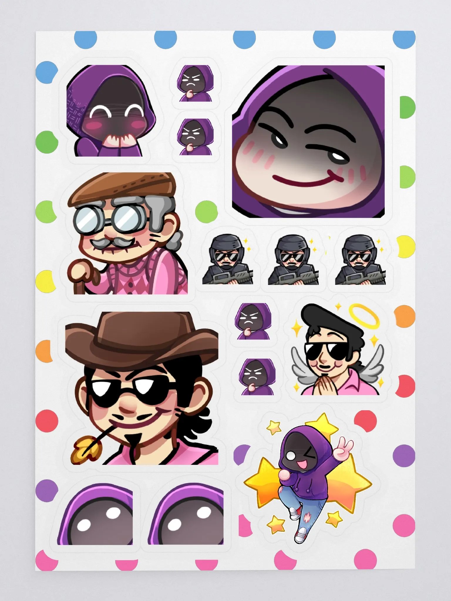 Variety Sticker Sheet 1 product image (3)