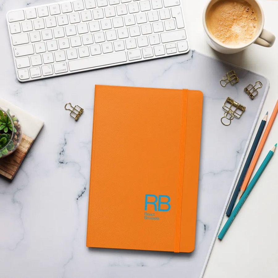 RB Hardcover Orange Notebook product image (8)