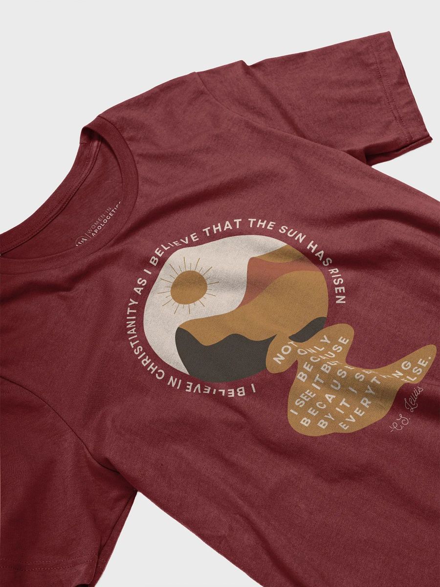 I Believe in Christianity C.S. Lewis Quote Unisex T-Shirt product image (26)