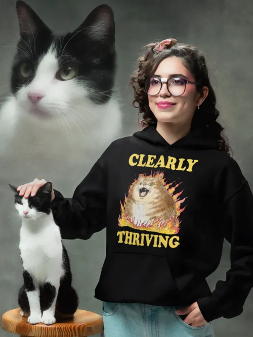 Clearly Thriving - Hoodie product image (4)