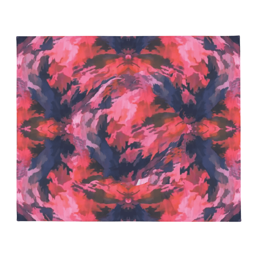 Pink Camo Throw Blanket product image (2)