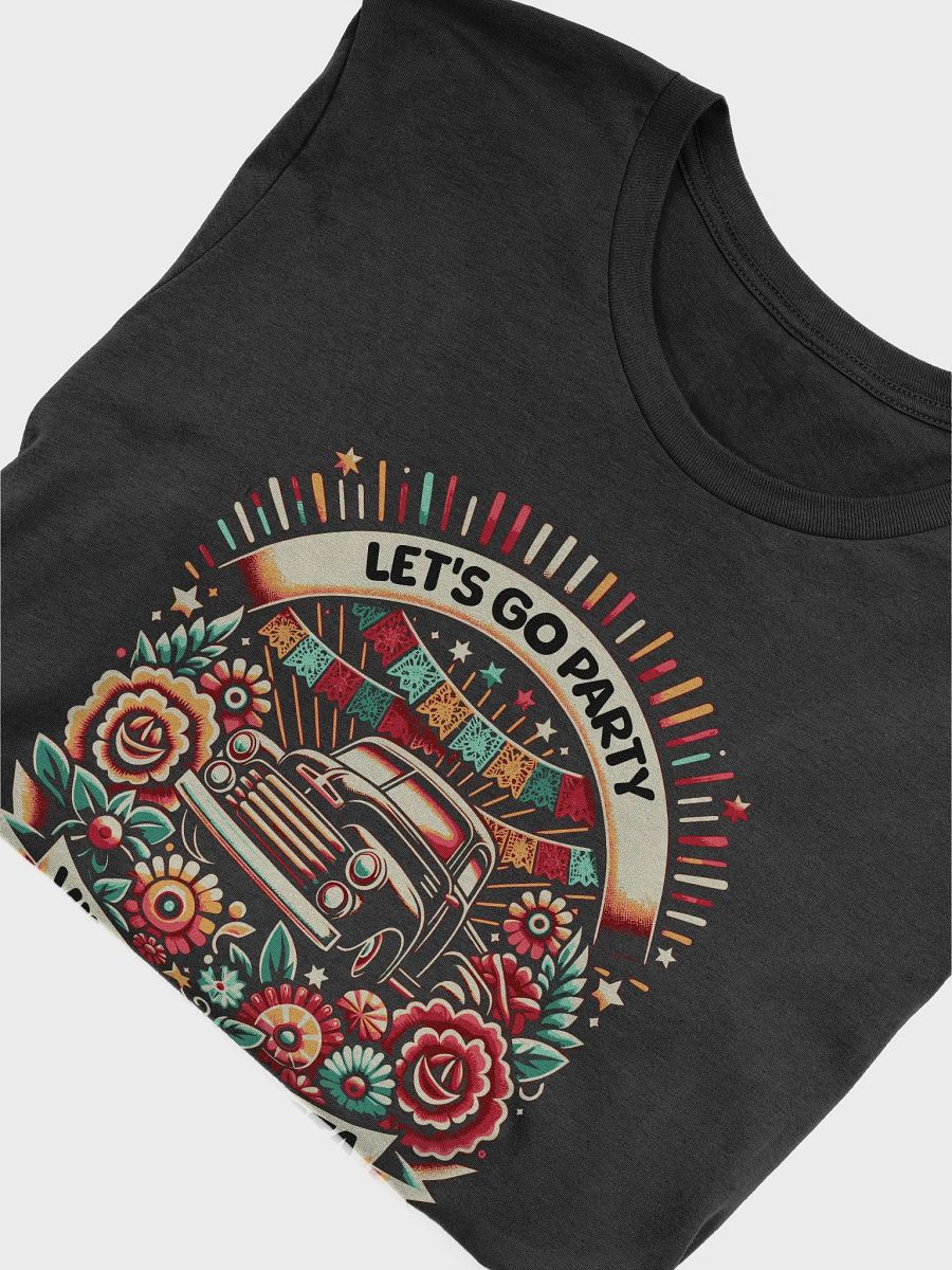 Fiesta on Wheels retro party T-shirt, groovy party Tee product image (5)