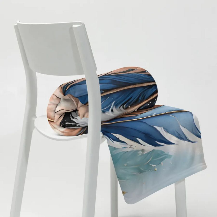 Gold Dust Feathers Throw product image (20)