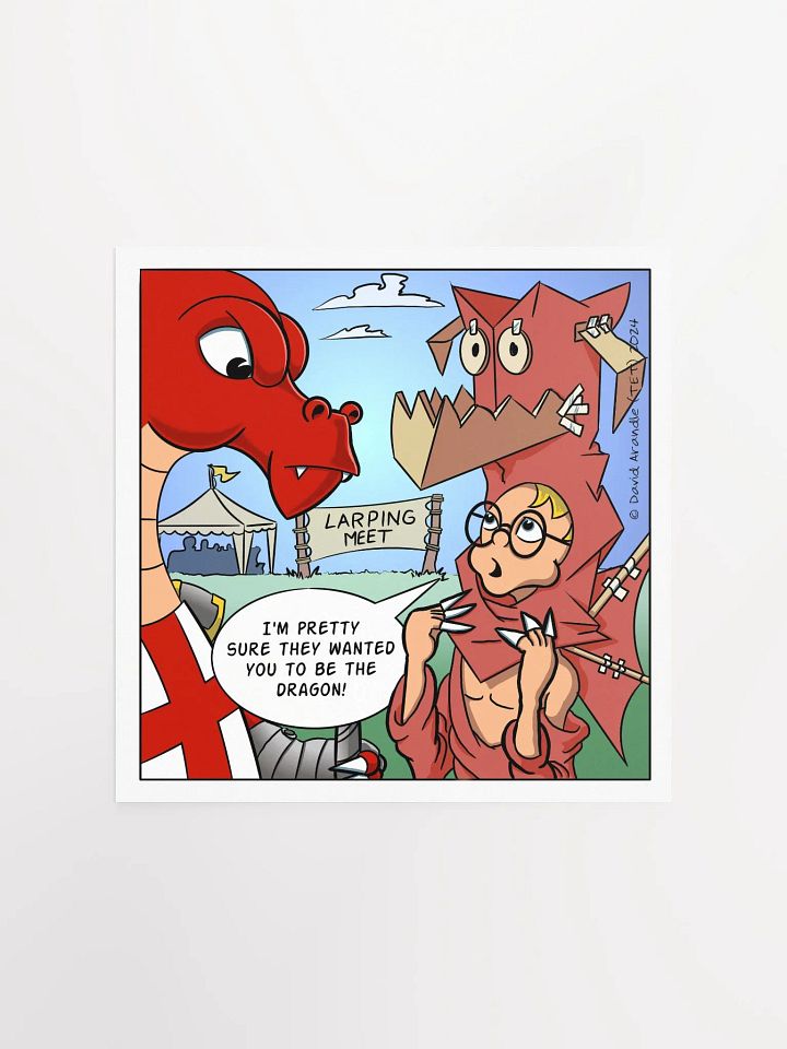 They Wanted You to Be the Dragon - Resident Dragon Poster product image (1)