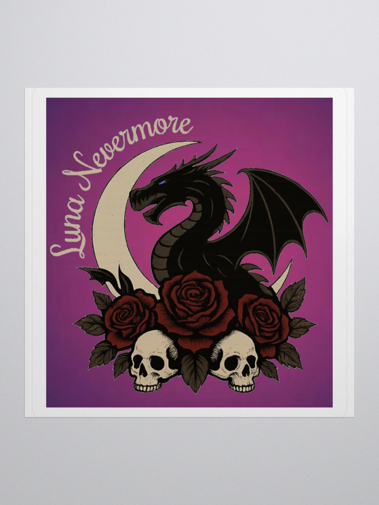 Luna's Dragon Logo Kiss Cut Stickers product image (3)