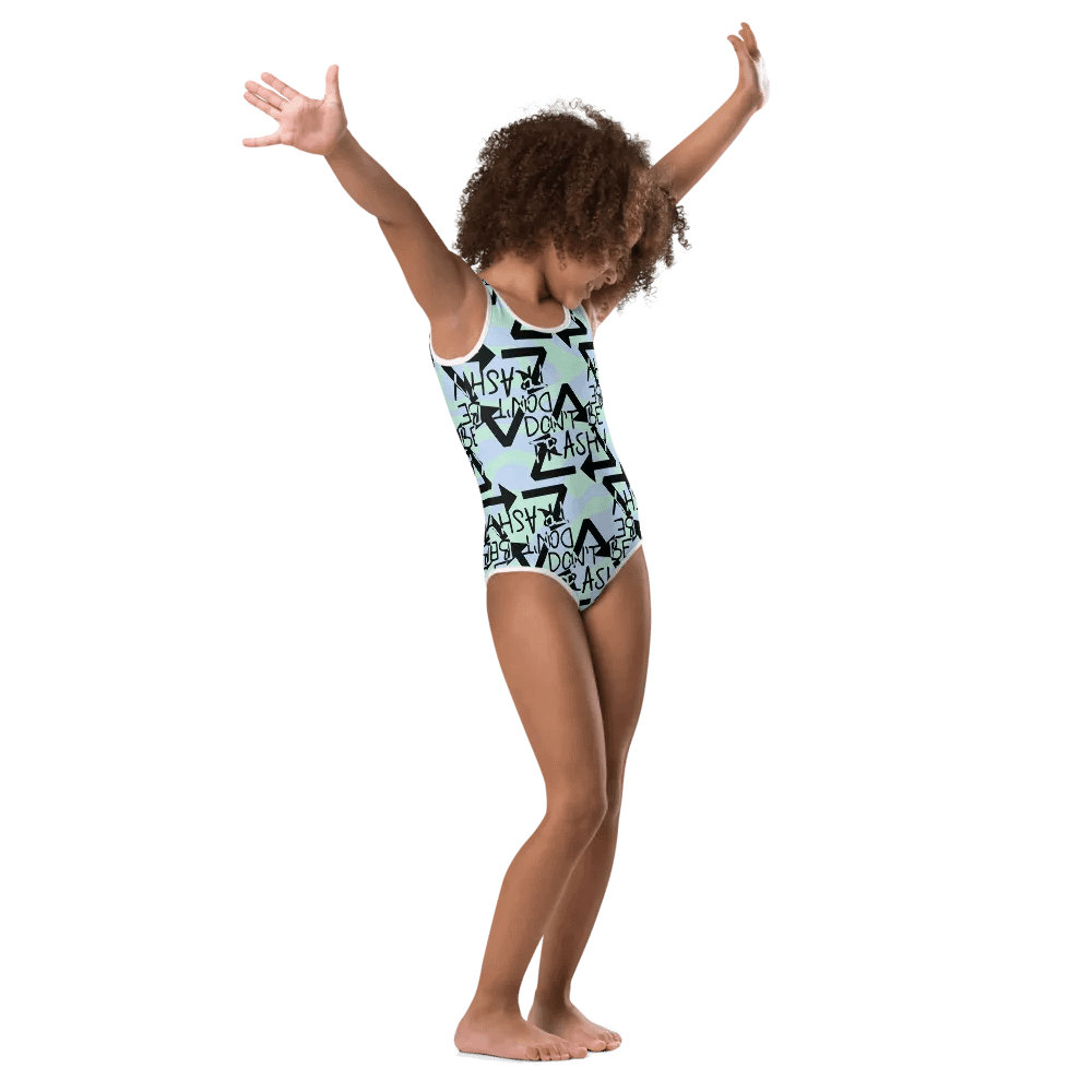 Eco-Friendly Explorer | All-Over Print Kids Swimsuit product image (6)