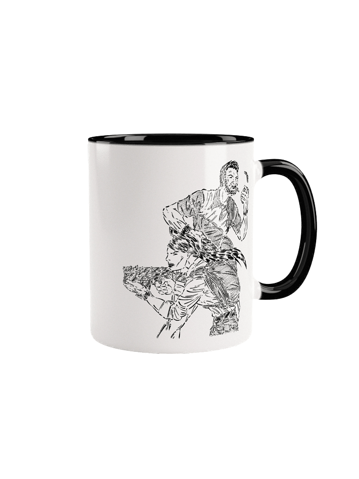 MEIFUMADO | Maeda & Sakura | Black & White Mug product image (1)