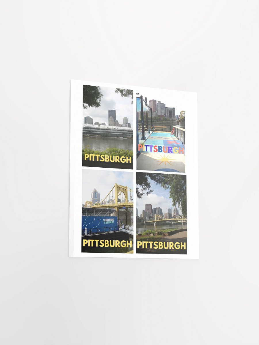 Pittsburgh - City Poster collage 1 - poster product image (11)