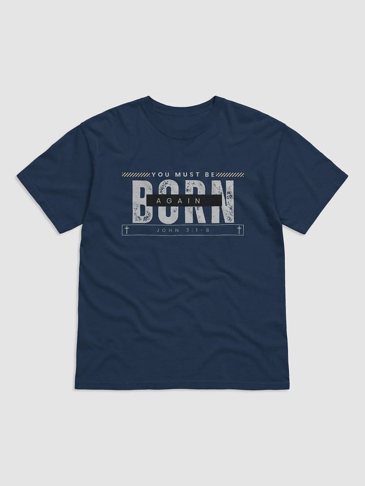 Born Again Graphic T-Shirt (Navy Blue) product image (1)