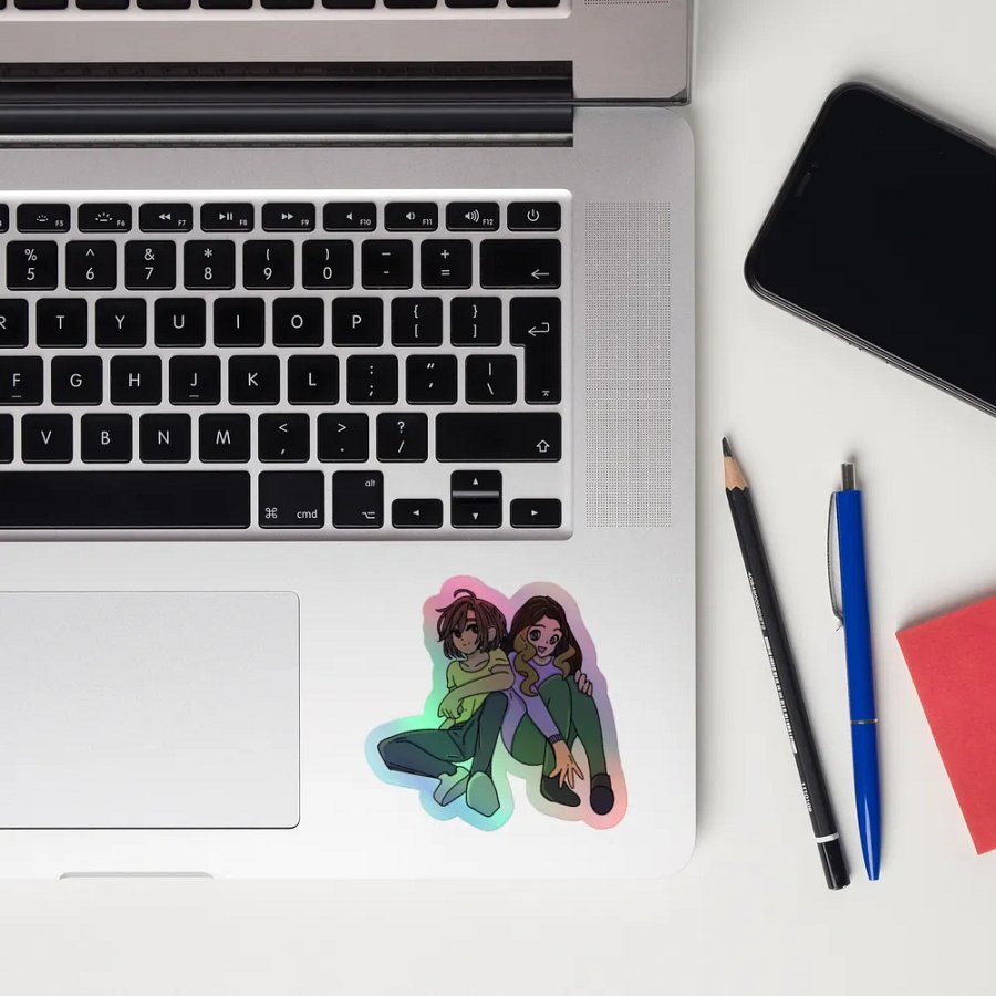 Blake and Naomi Collab Holographic Sticker Set product image (12)