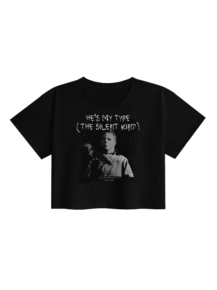 He’s My Type — The Silent Kind Crop Top product image (1)