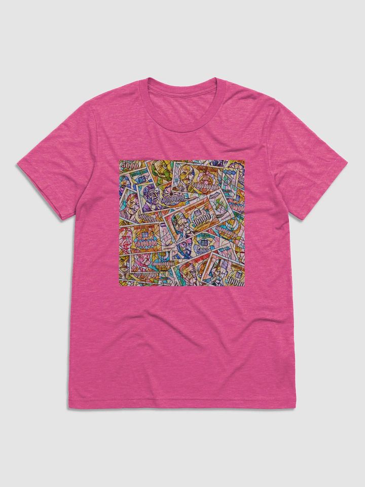 Jugoslovenski inflatorni dinar 1993 (Kolaž/mozaik) Bella+Canvas Triblend Short Sleeve product image (1)