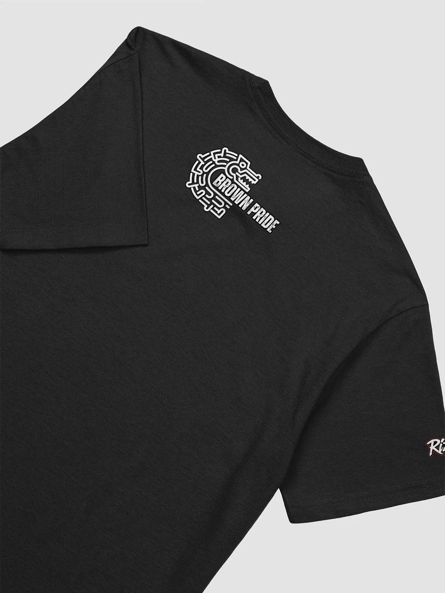 Brown Pride T-Shirt with Aztec Symbol (Black/White) product image (19)