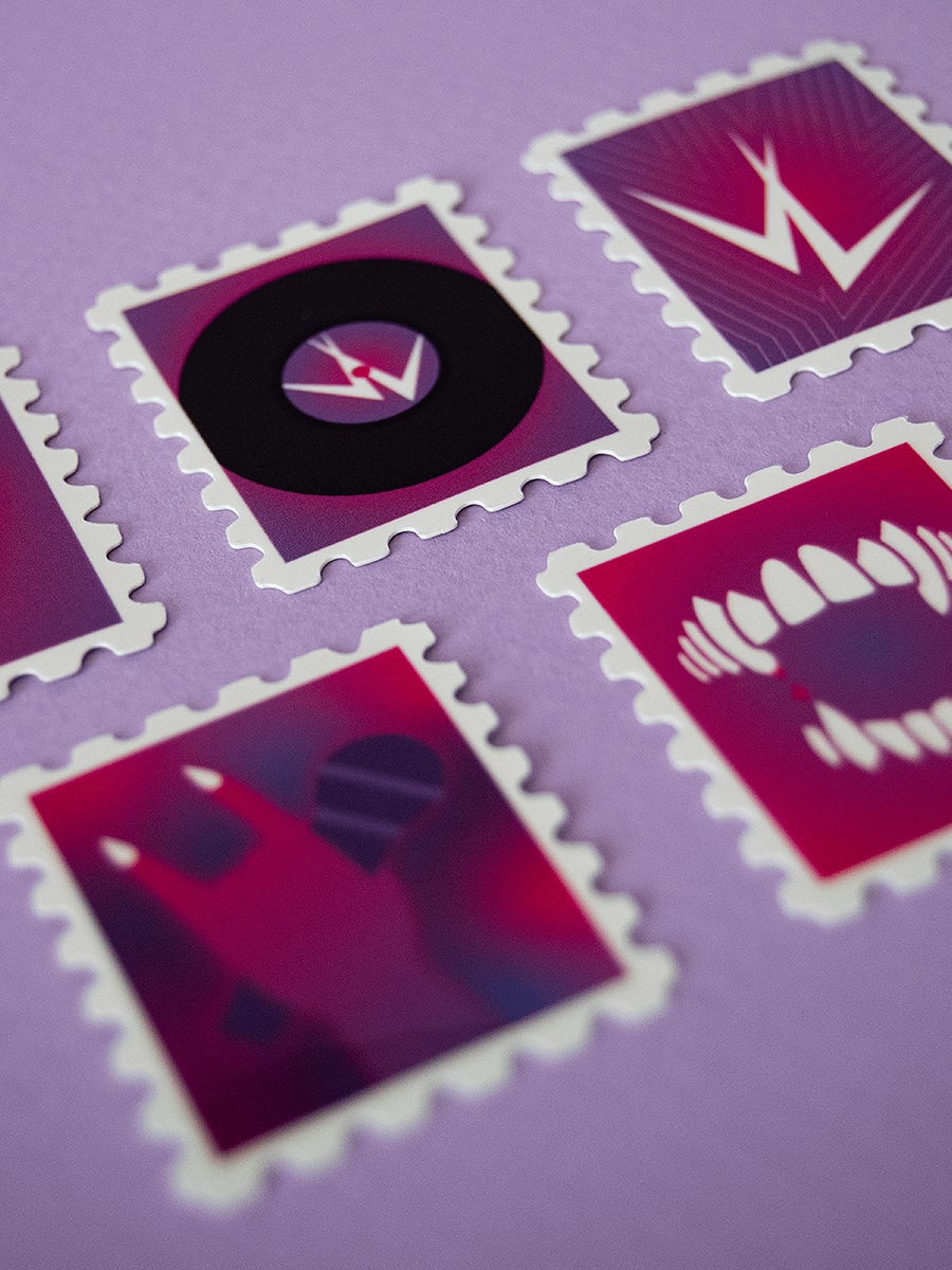 The Vampire Lestat - Stamps Stickers Set 1/2 product image (5)