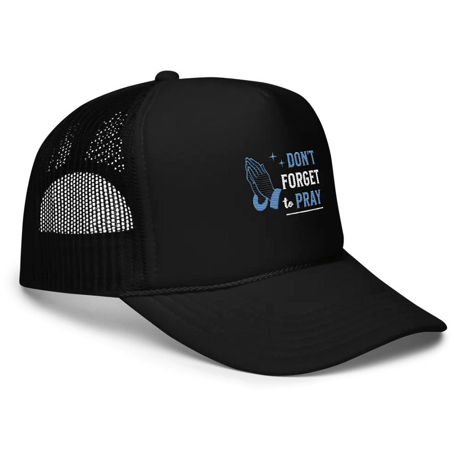 Prayful Blue Otto Foam Trucker Hat product image (3)