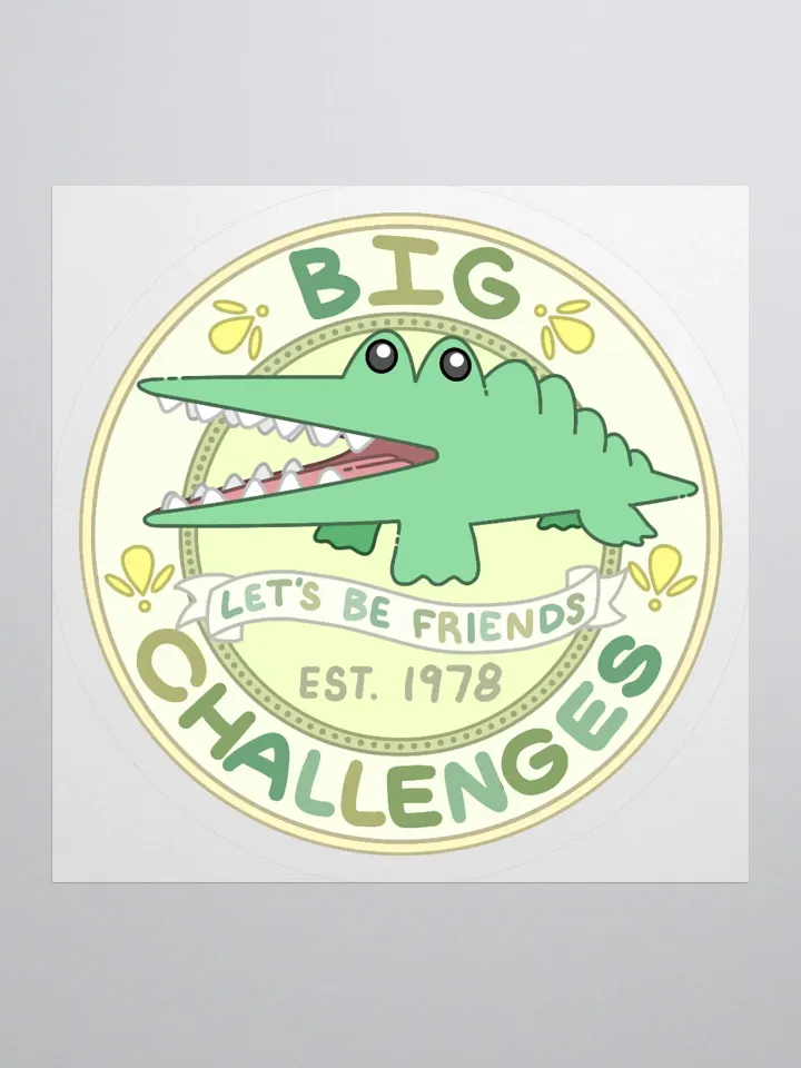 Lil Big Challenges Sticker product image (1)