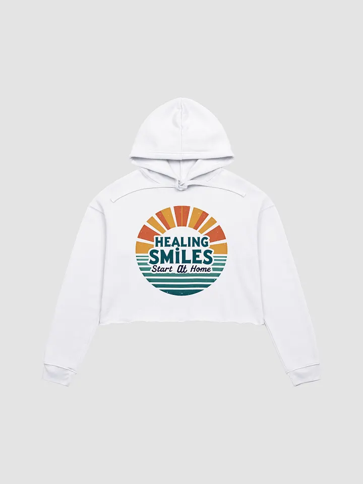 Healing Sunburst Crop Hoodie product image (1)