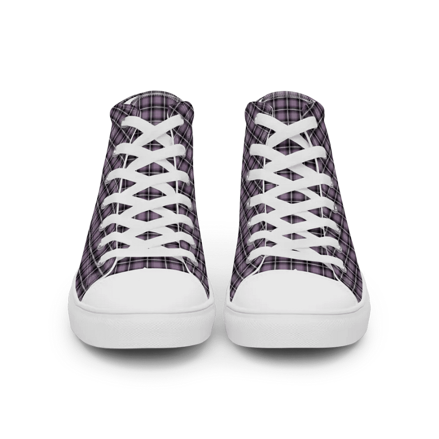 Men's Purple Plaid Perfection High-tops product image (3)