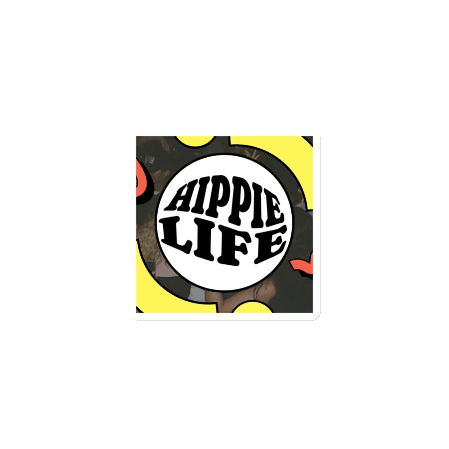 "Hippie Life" Die-Cut Magnets product image (1)