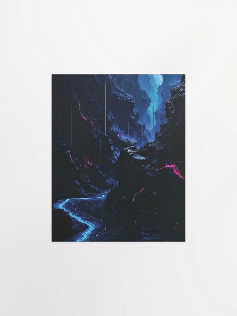 Neon Canyon Matte Poster product image (4)