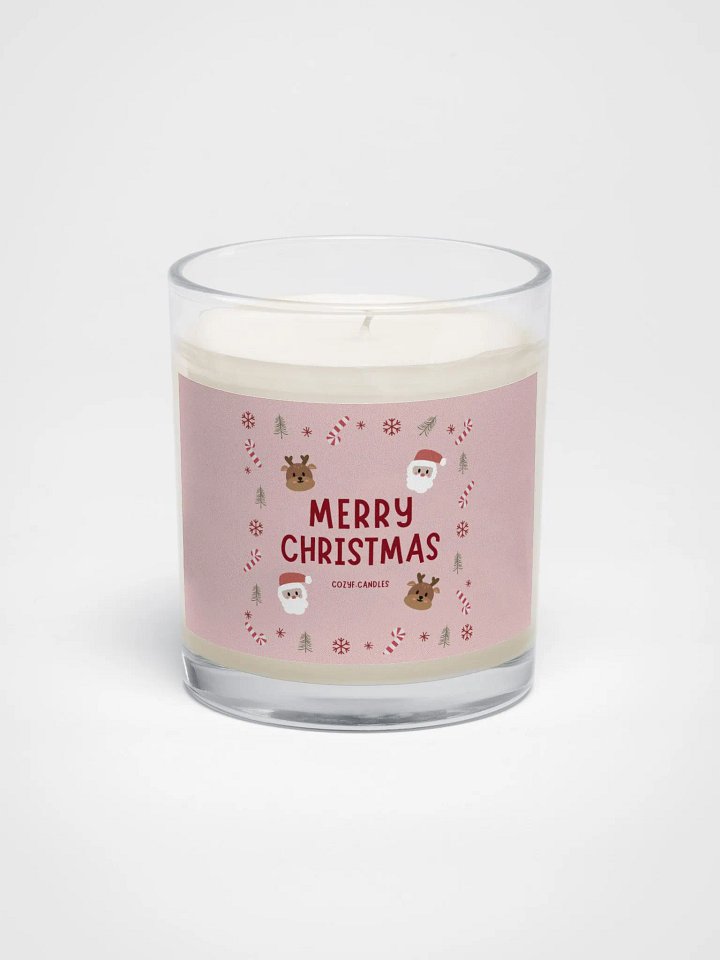 Merry Christmas Soy Wax Candle product image (1)