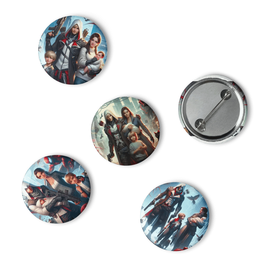 Gunner Family Pin Button Set product image (10)