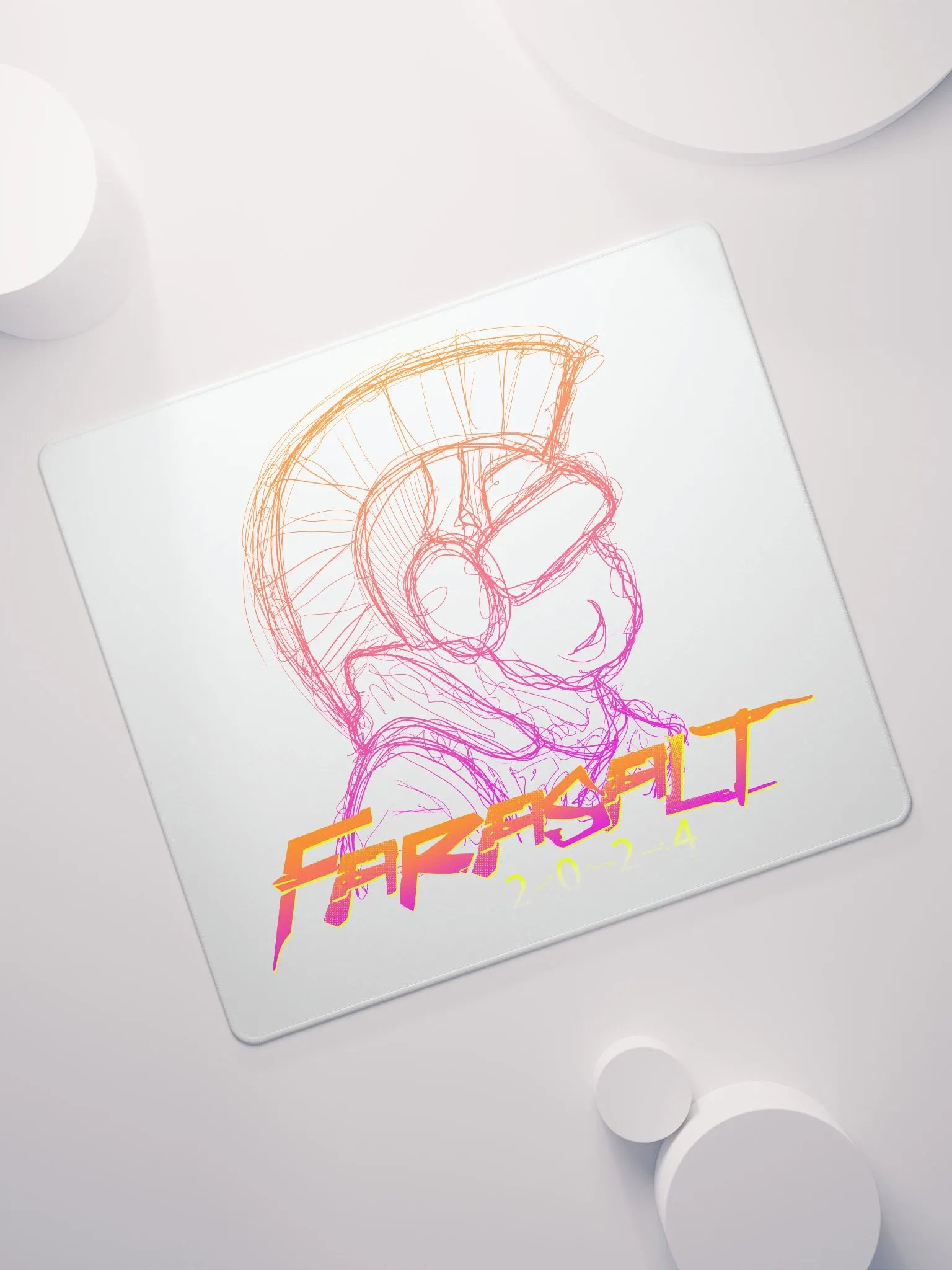 Doodle Mohawk Mouse Pad product image (7)