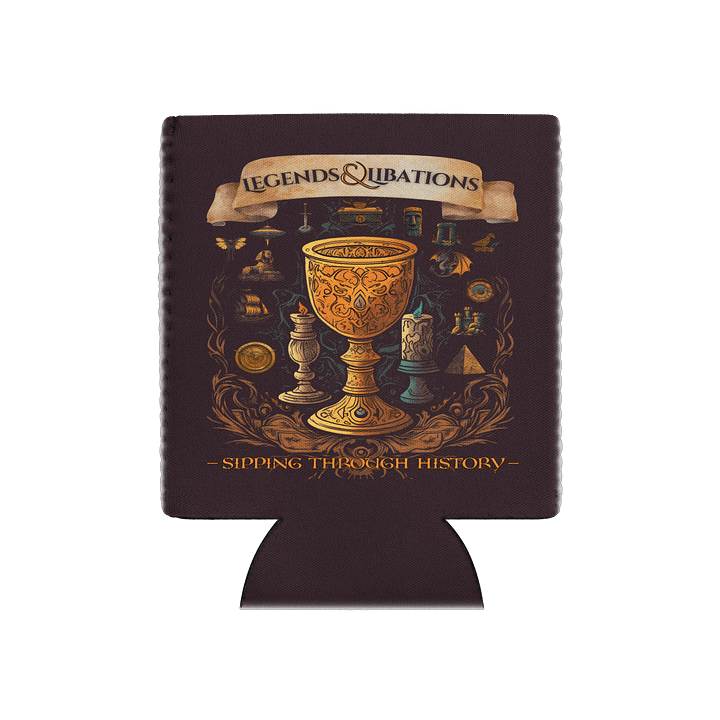 Legends & Libations Dual Logo Regular Sized Coozie product image (1)