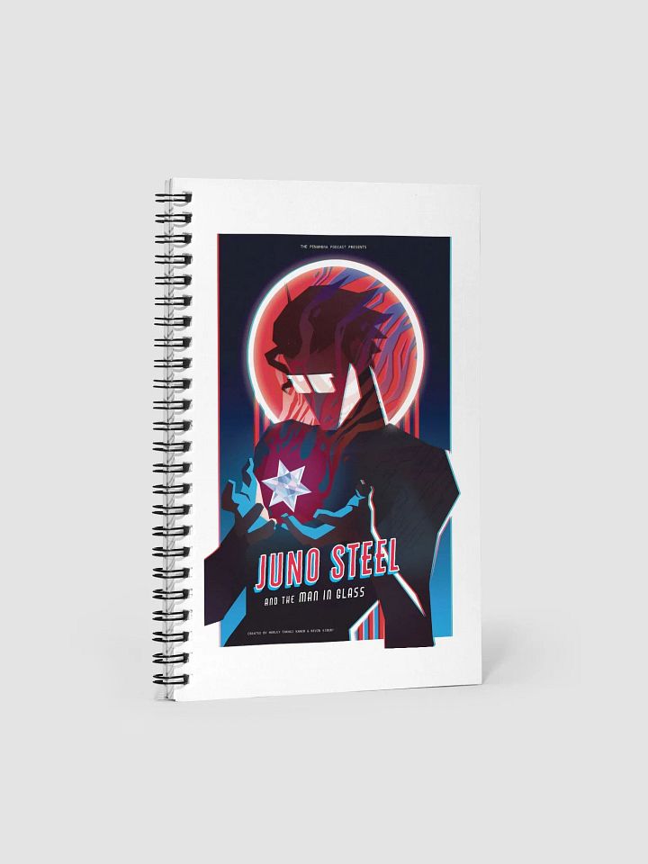Juno Steel and the Man in Glass Spiral Notebook product image (1)