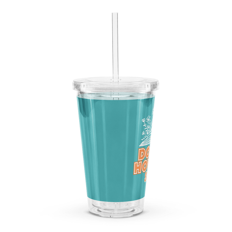 The Donna Howell Show Bible-Flourish Double Wall Clear Plastic Tumbler product image (3)