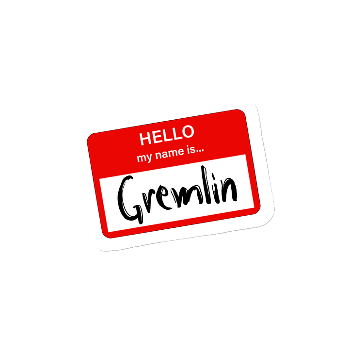 Hello, my name is... Magnet product image (2)