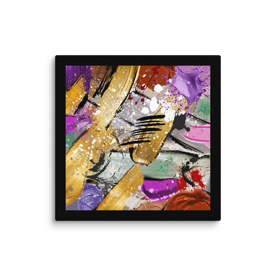 Painted Cobblestone Abstract Canvas Collection product image (1)