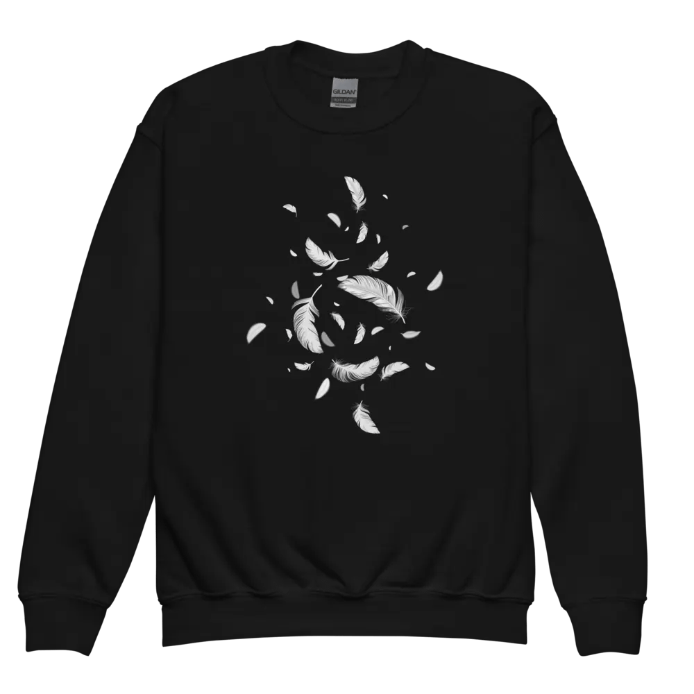 Feathered Whimsy Youth Sweatshirt product image (2)