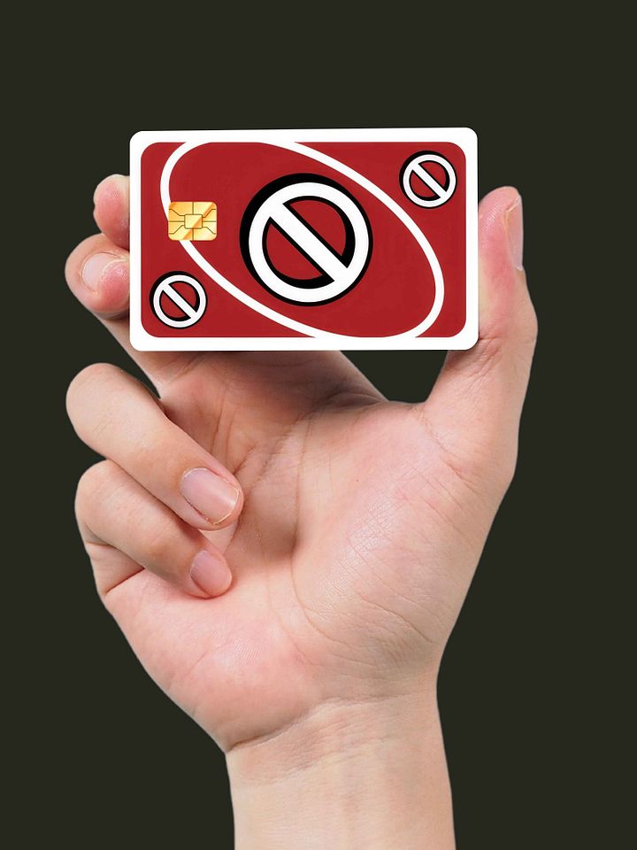 Uno Skip Card Red (Holographic) product image (2)