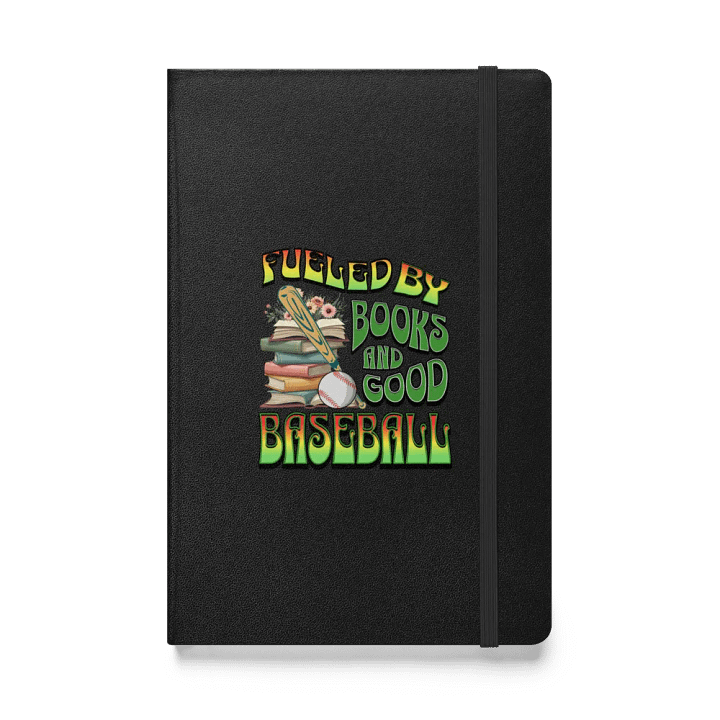 Fueled By Books And Good Baseball Bound Journal product image (1)