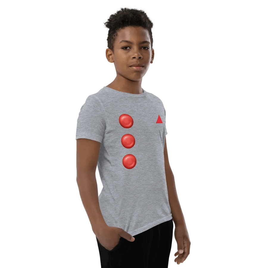 Red Button and Hankie Youth T-Shirt product image (123)