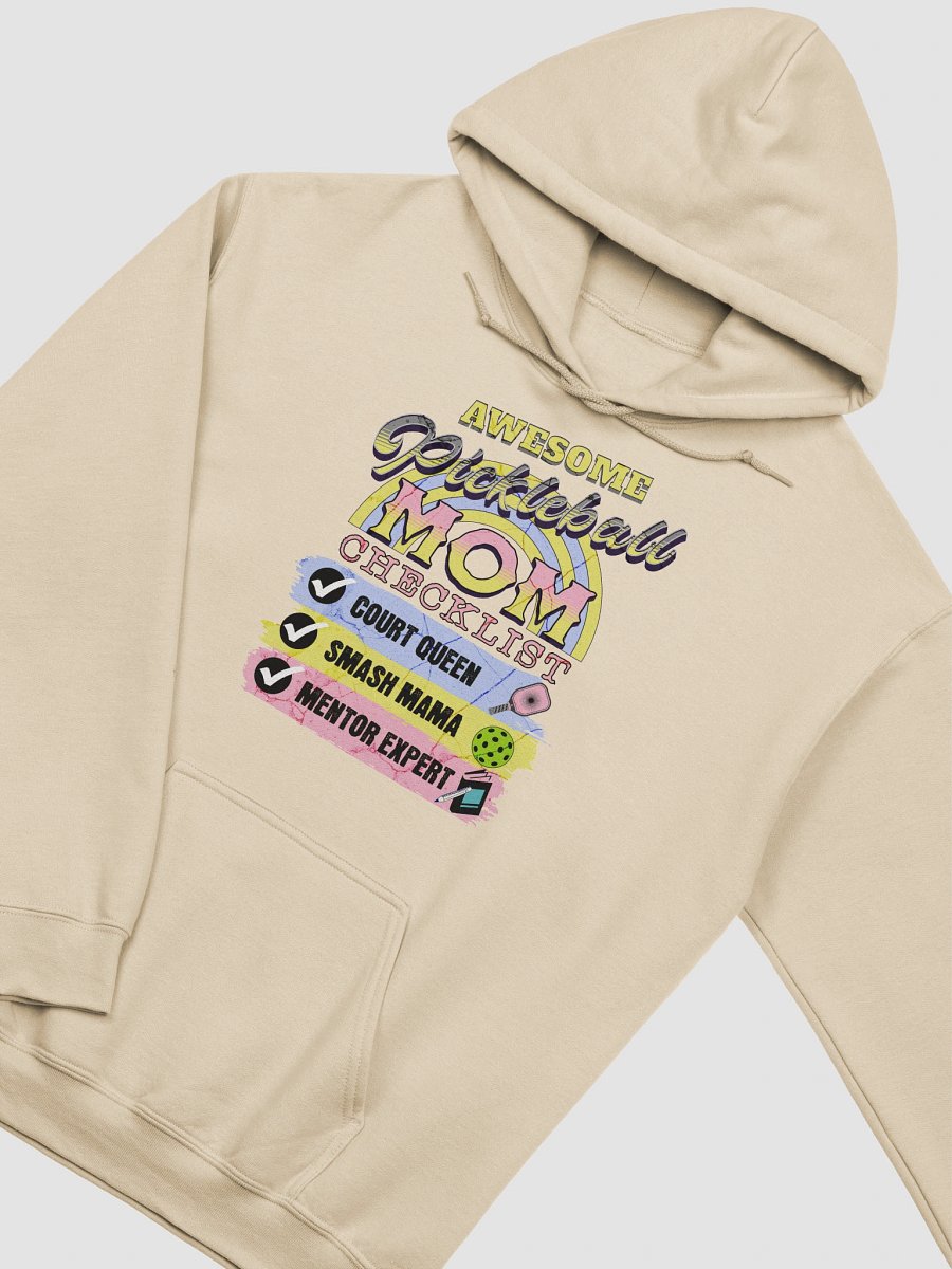 Awesome Pickleball Mom Checklist Hoodie product image (20)