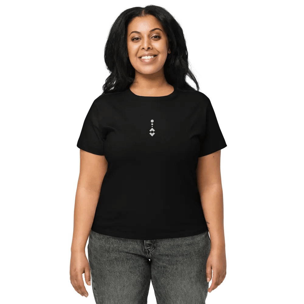 ⚫Hyroe's Shirt Women's High-Waisted Tee (White) product image (7)