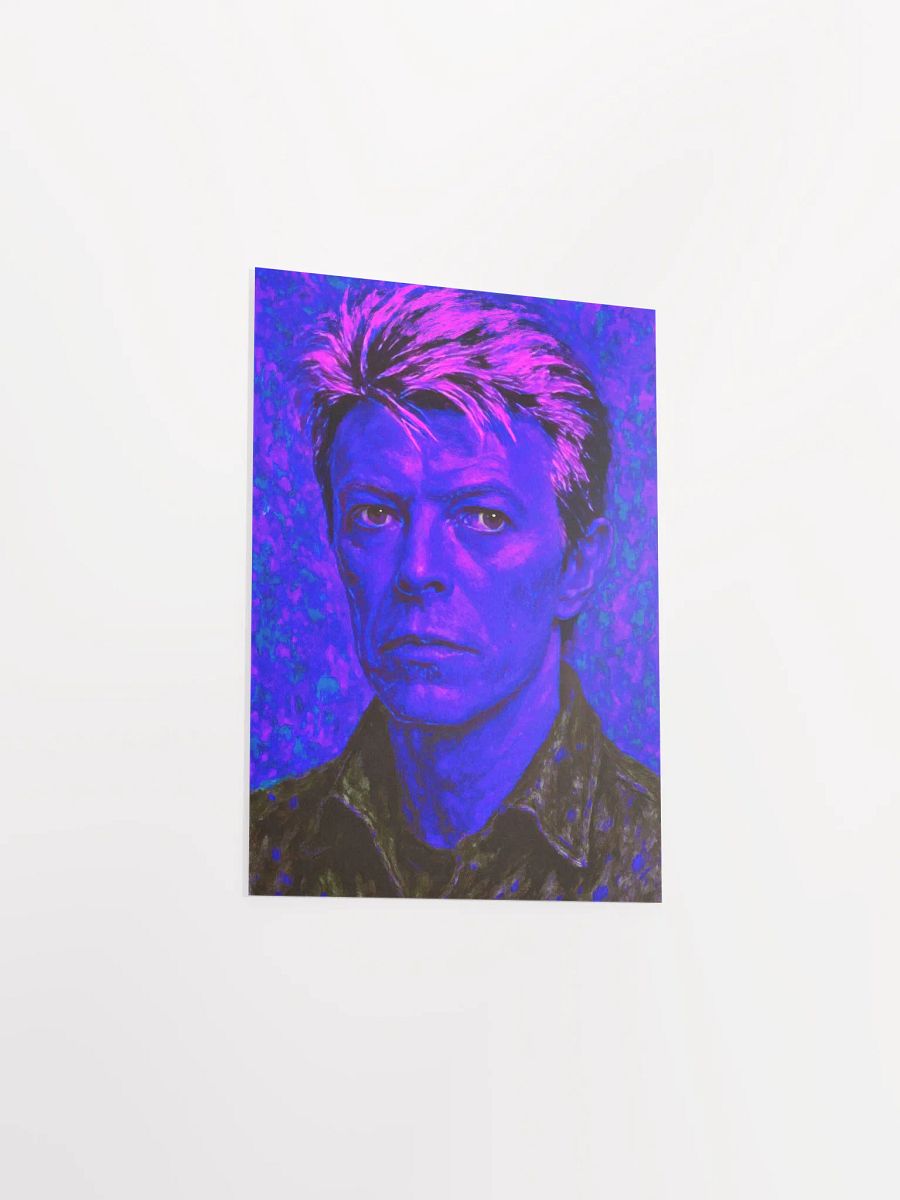 Vibrant Stylized David Bowie Poster product image (4)
