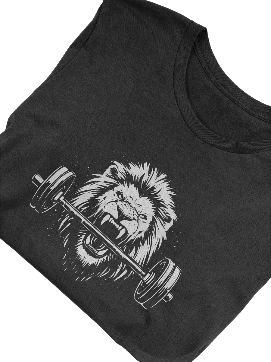 Lion Weightlifting T-Shirt - Gym Motivation Tee product image (10)