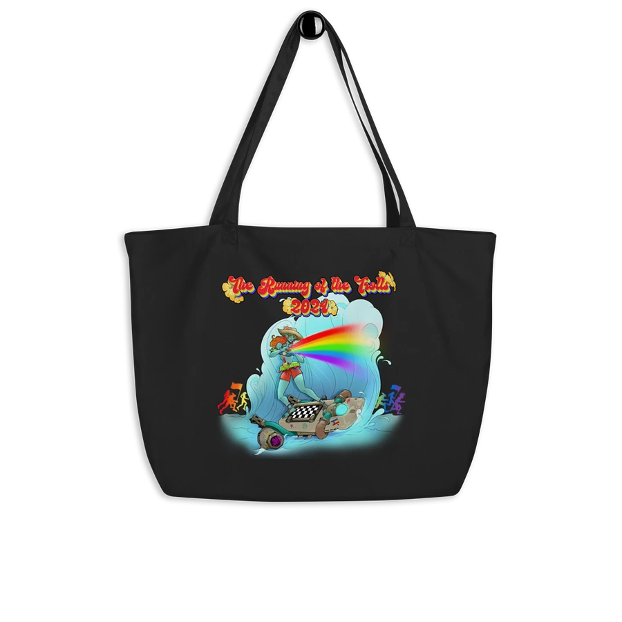 Running of the Trolls Rainbow Large Eco Tote - by Mischi product image (4)