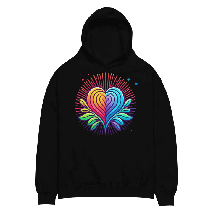 Heart Harmony Unisex Oversized Hoodie product image (2)