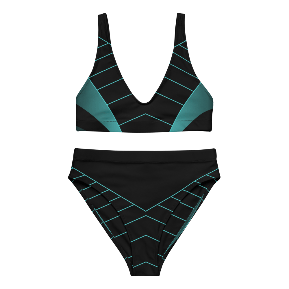 All-Over Print Recycled High-Waisted Bikini product image (11)