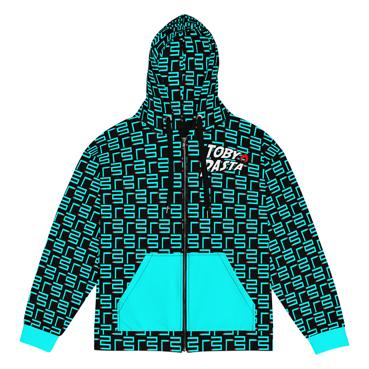TobyPasta "The Maze" All-Over Zip Hoodie product image (1)