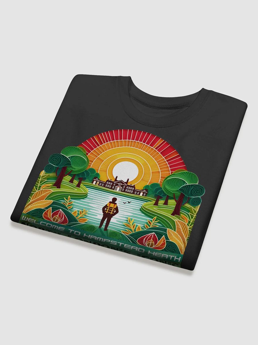 Hampstead Heath Retro Travel Poster Sweatshirt product image (4)