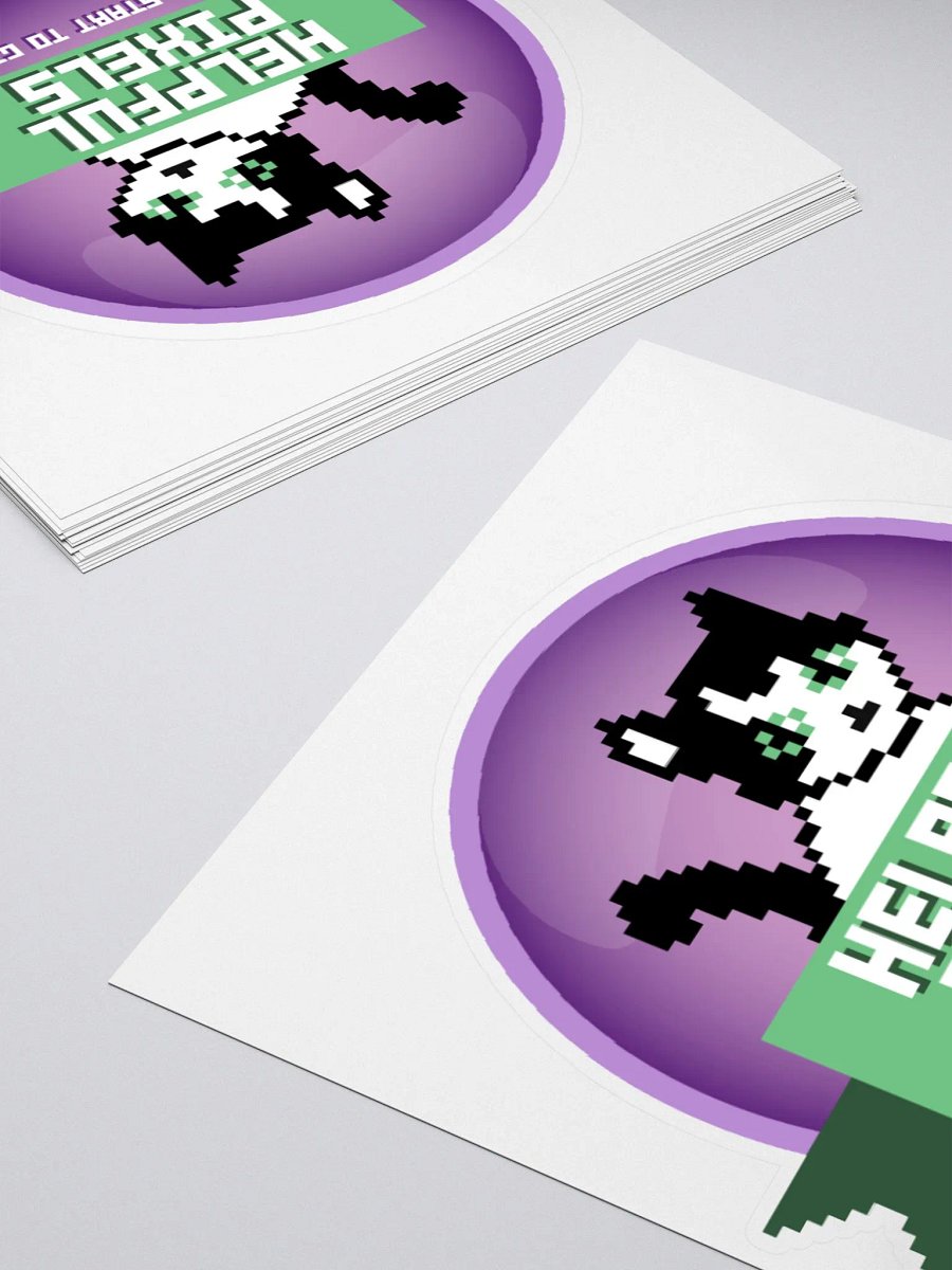 Helpful Pixels Sticker product image (4)