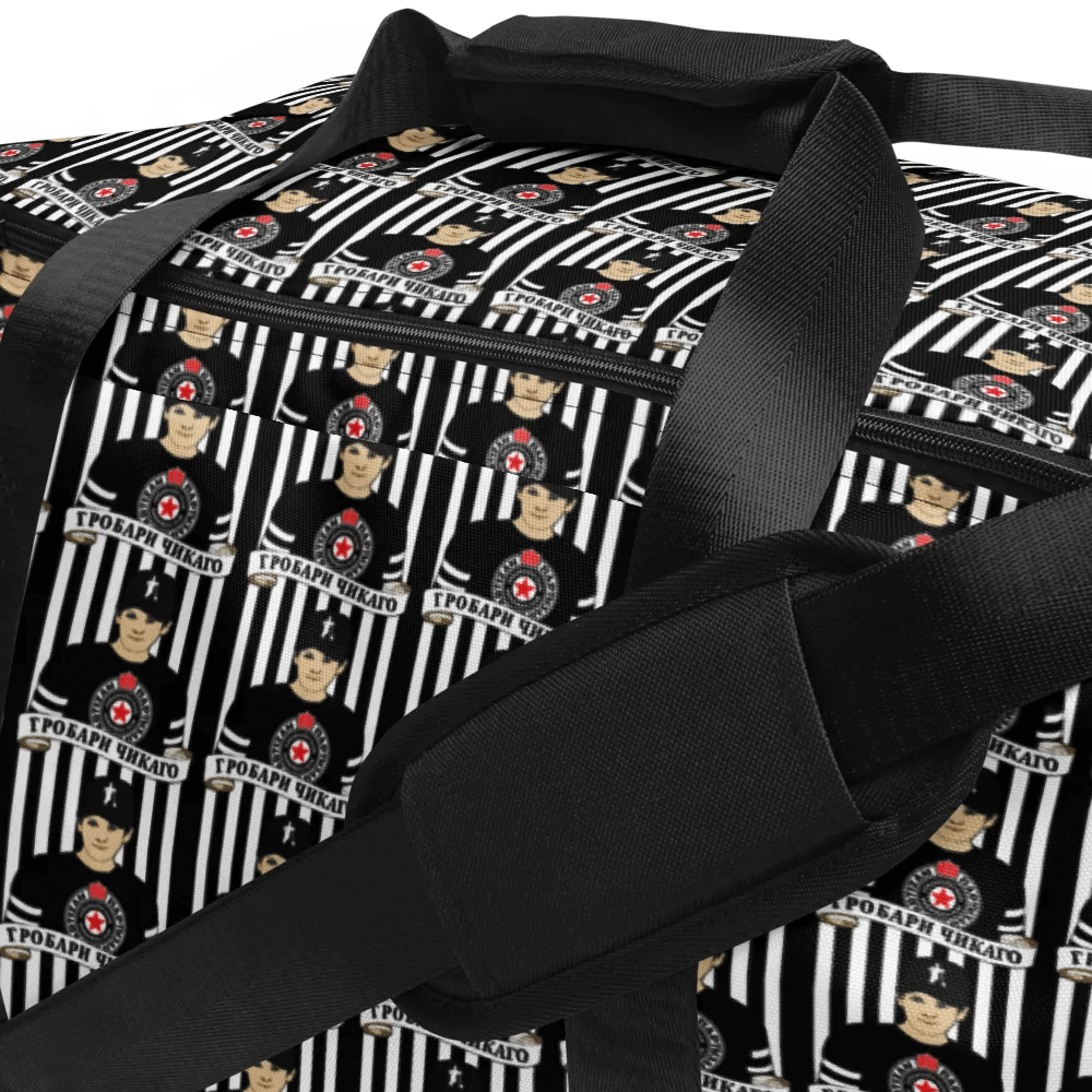Grobari Čikago KK Partizan All-Over Print Duffle Bag product image (6)