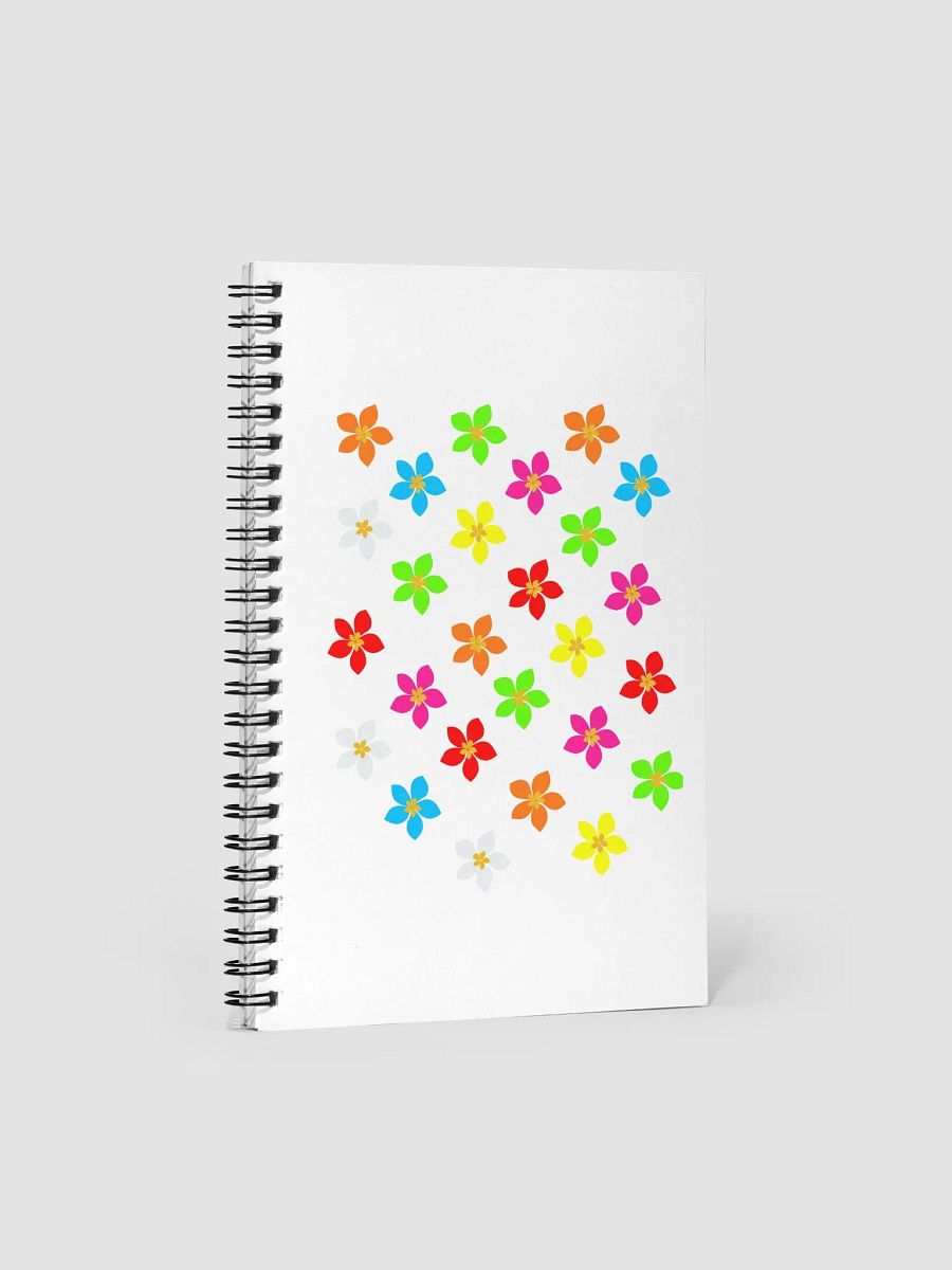 Colorful Flower Petals Spiral Notebook product image (3)