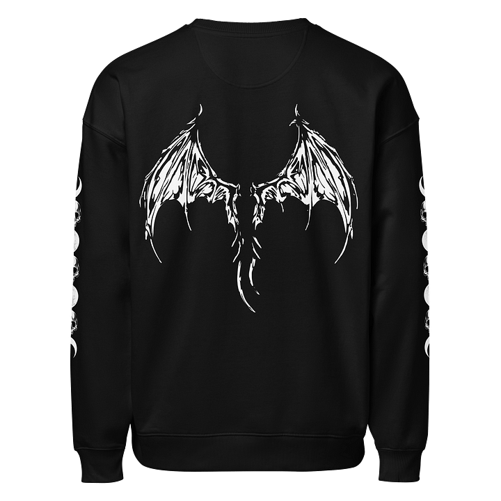 Demon Wings Organic Unisex Oversized Sweatshirt product image (2)
